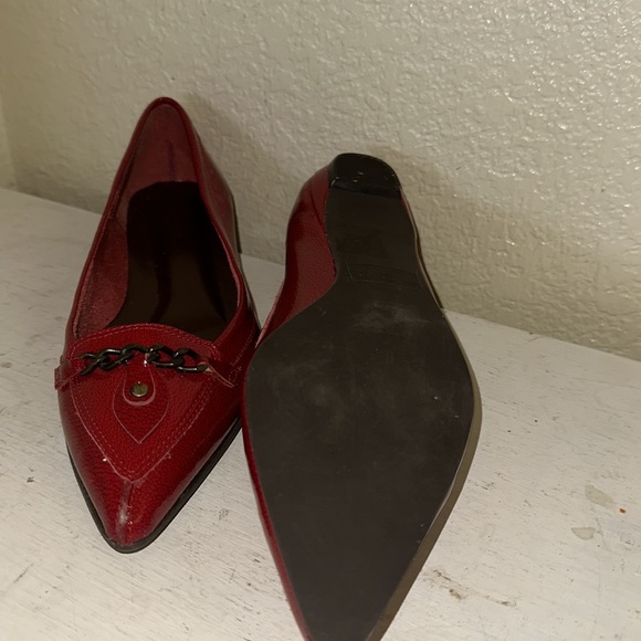 Mariana by golc Red patent pointed flats 7 - Picture 10 of 10